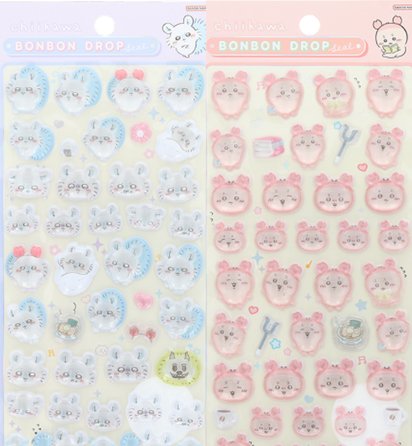 ちいかわ ボンボンドロップシール🎀 新作 4種類！11月発売💕550円