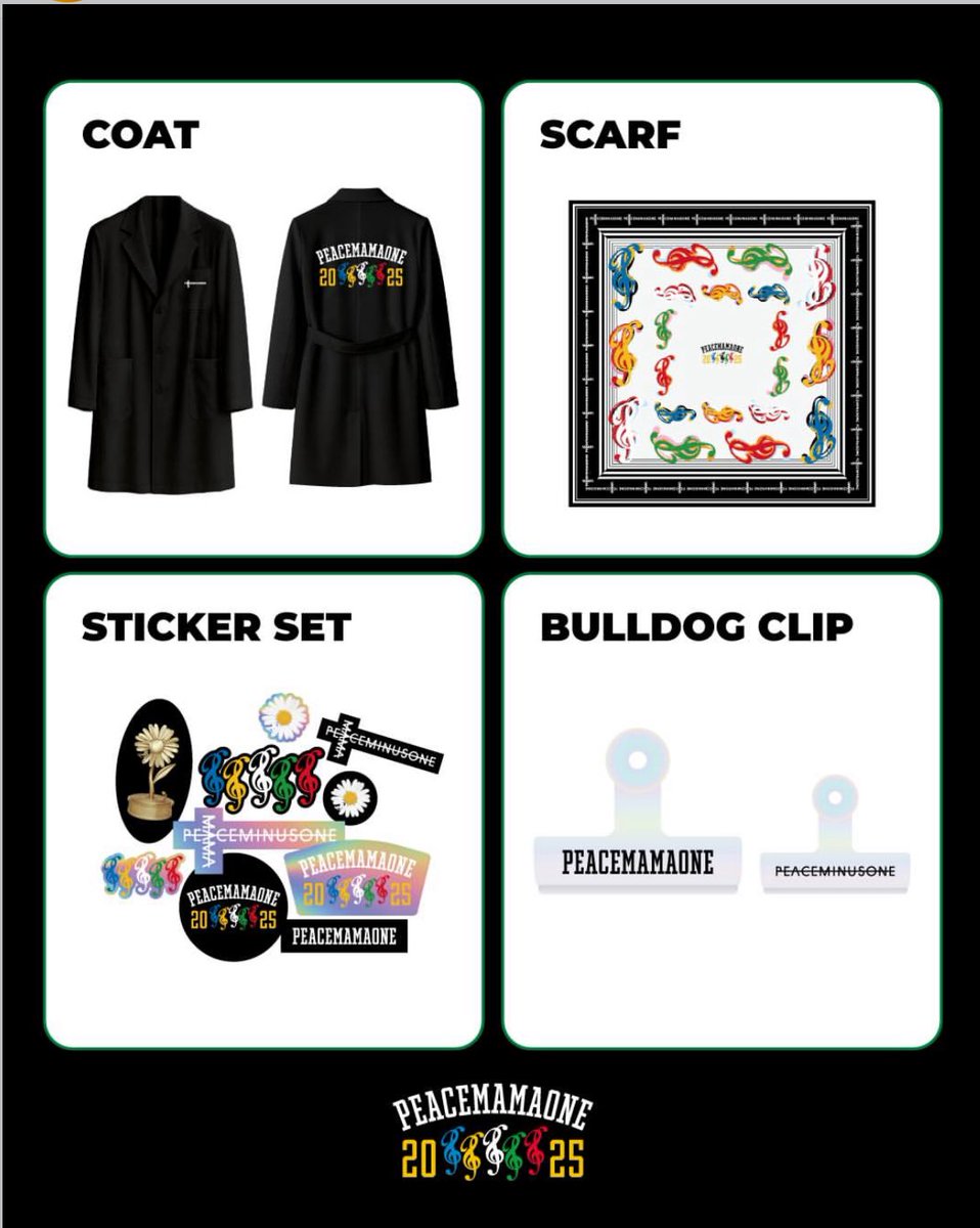 🐲@ peaceminusonedotcom ☮️ 💫 2025 MAMA × PEACEMINUSONE コラボ
