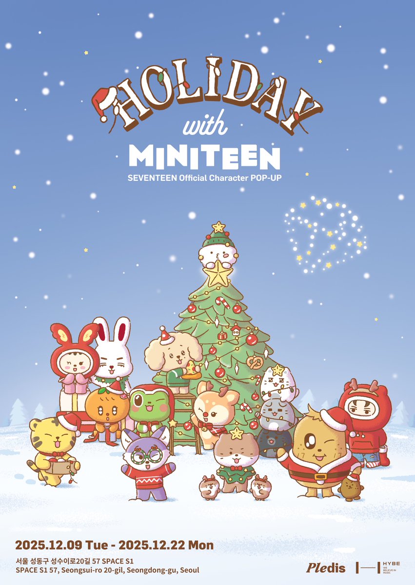 SEVENTEEN HOLIDAY with MINITEEN POPUP MD🔔 ミニティーンの