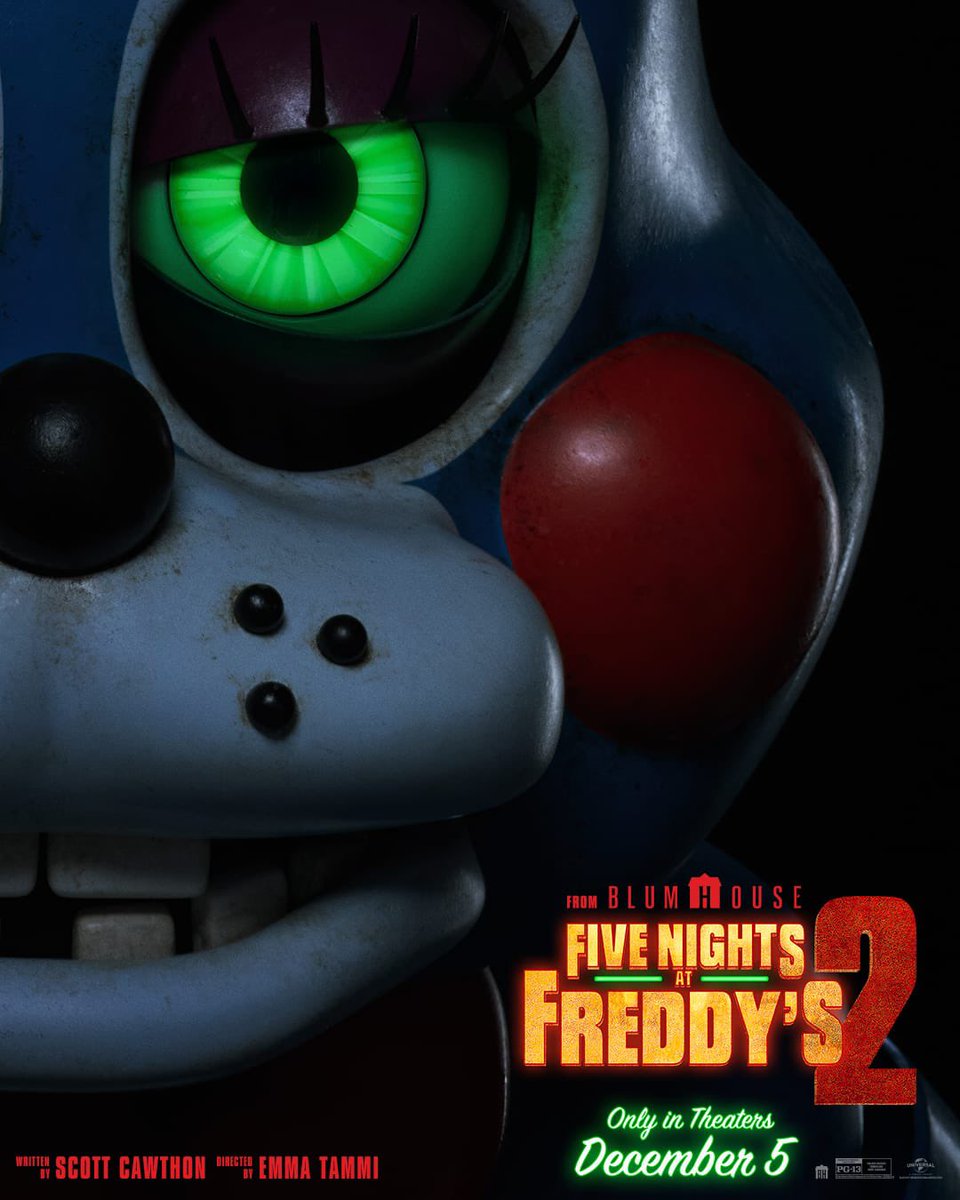 映画『#ファイブ・ナイツ・アット・フレディーズ2』最新ポスター解禁