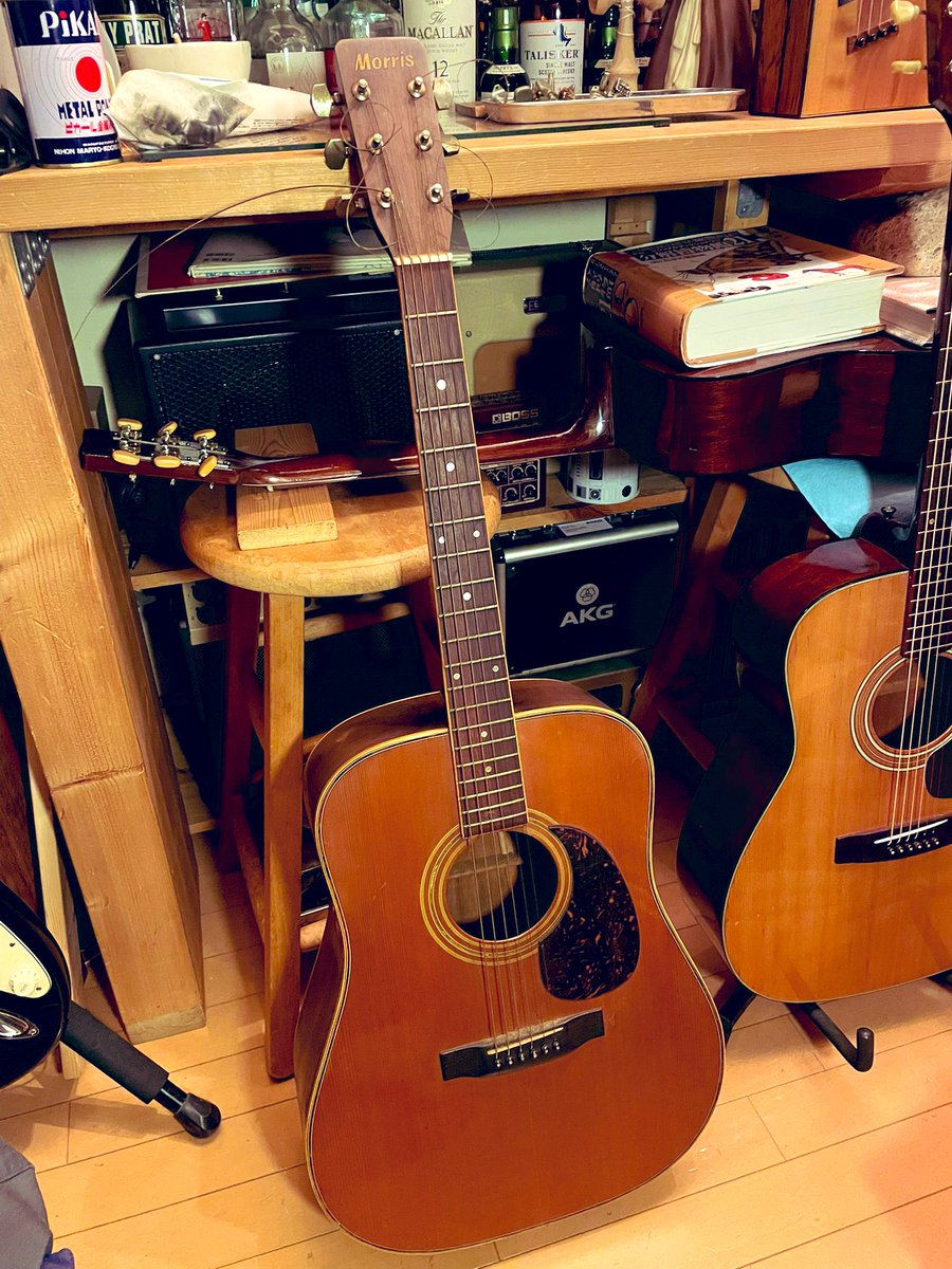 完成✨👏 推定1978年 Morris special35 ローズウッド3Pバック モーリス