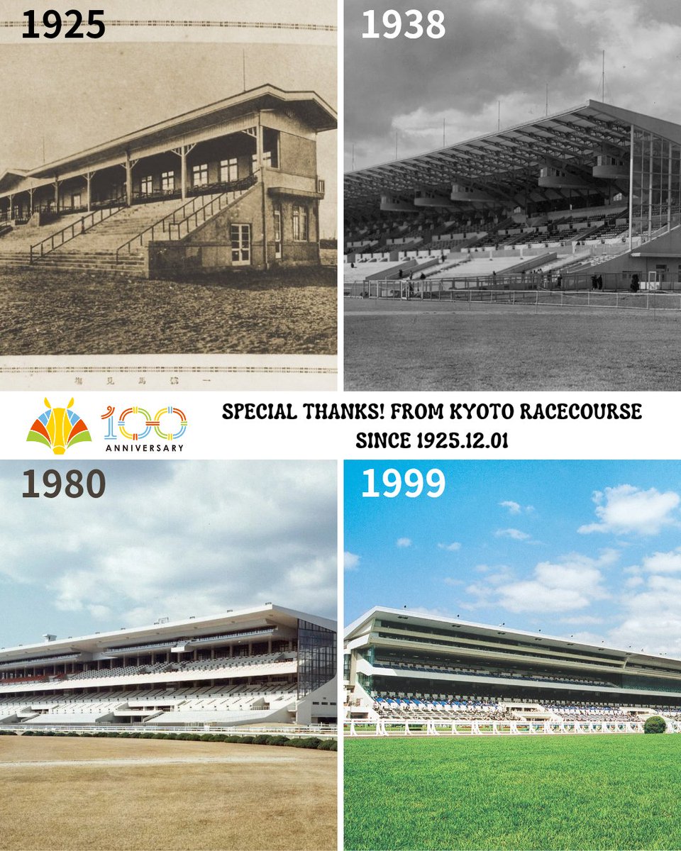 京都競馬場100周年 の 競馬開催が終了しました。 1925年12月1日の開設