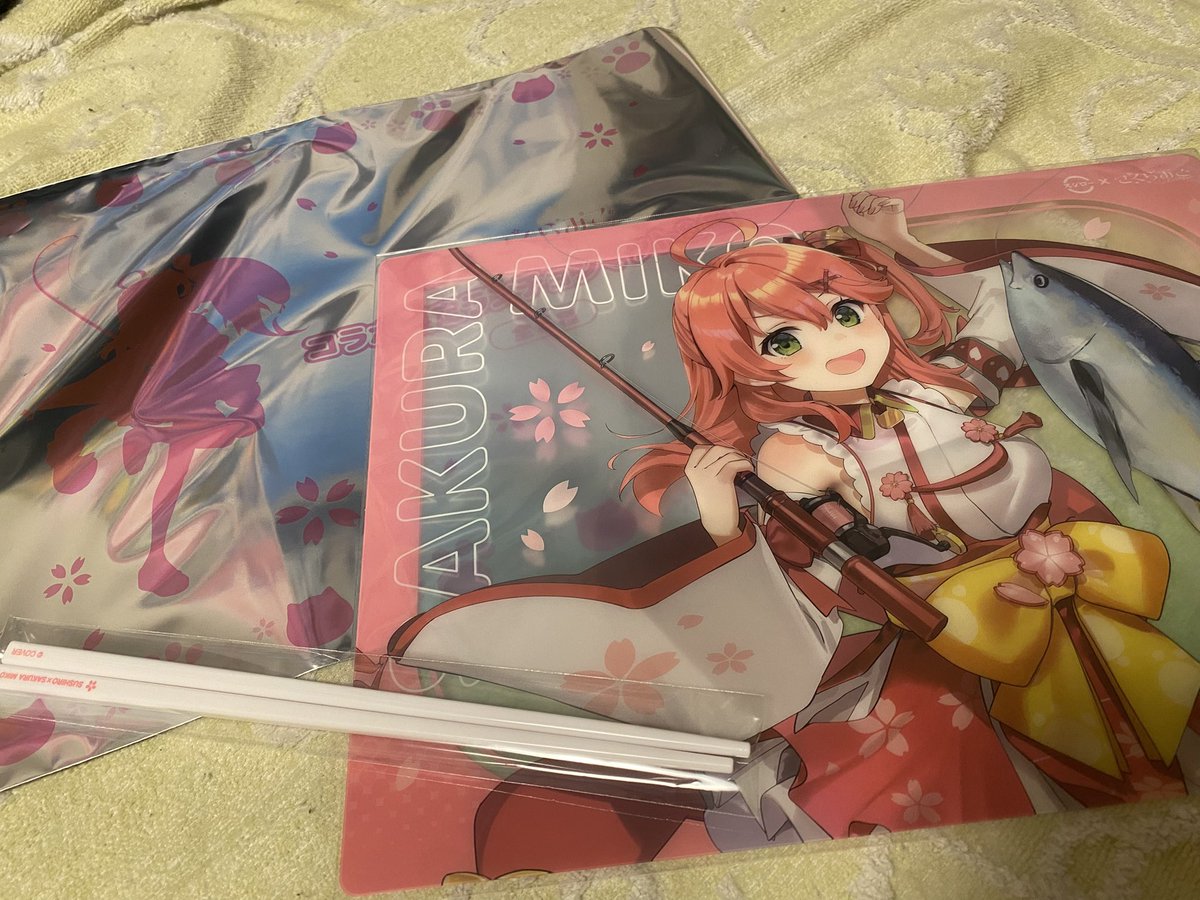 みこちの｢コラボ限定ランチョンマット＆箸付きお持ち帰りセット