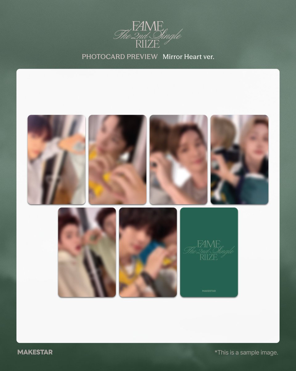 🎸⋆⭒˚｡⋆ PHOTOCARD RIIZE ALBUM FAME Fansign and photo event in