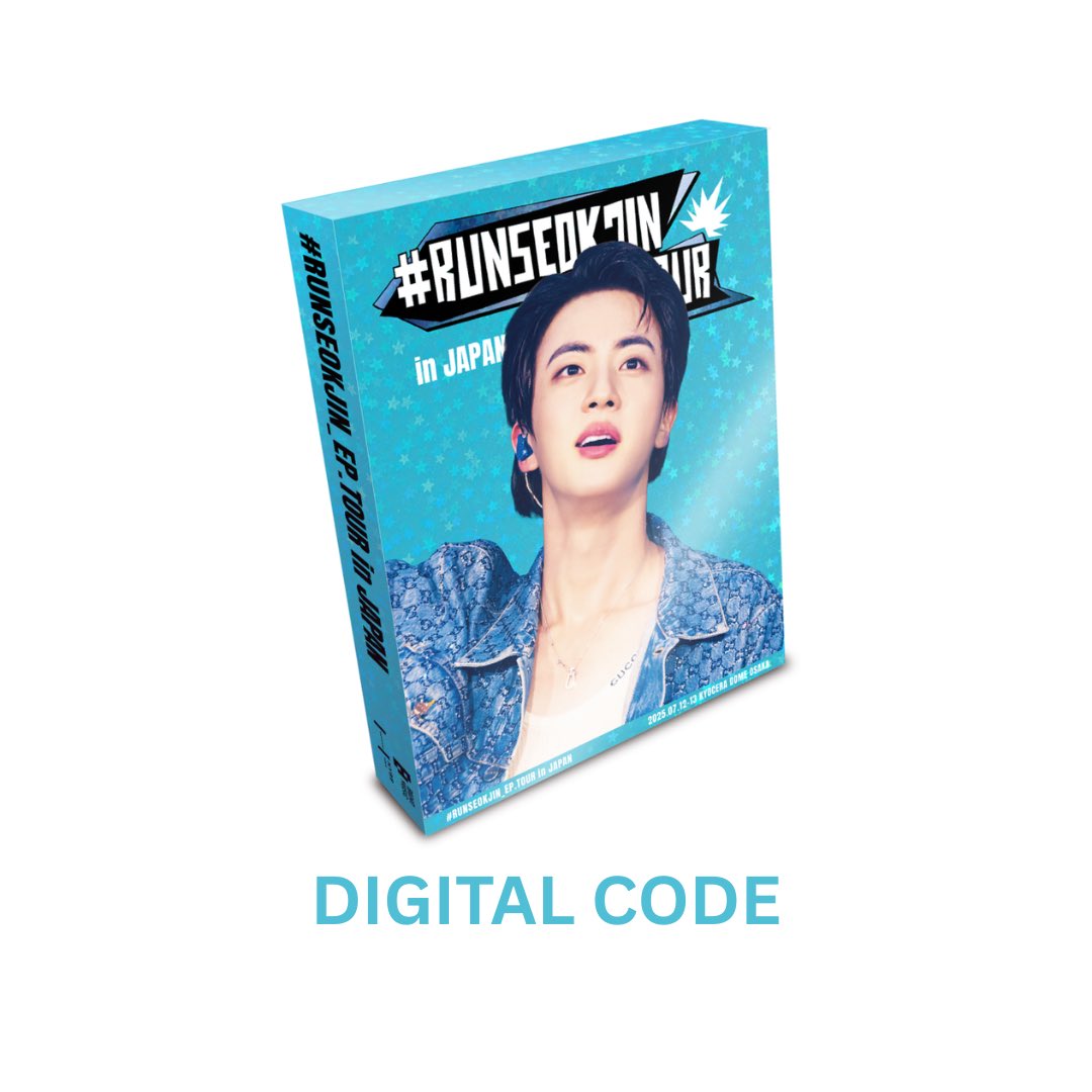 JIN - RUNSEOKJIN_EP.TOUR in JAPAN 🩵 Digital Code Digicode Tower