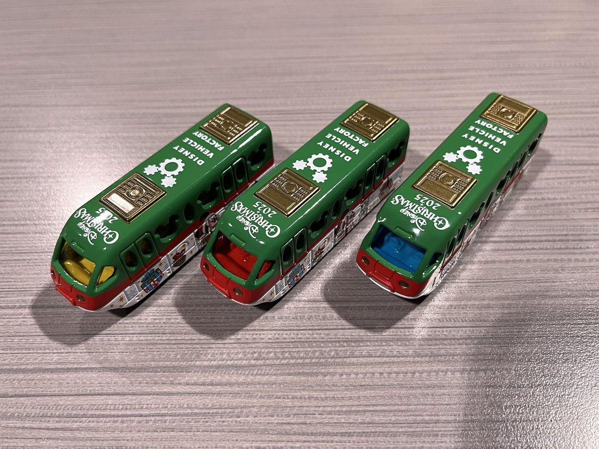 ディズニービークルファクトリー クリスマスバージョンを作って来まし