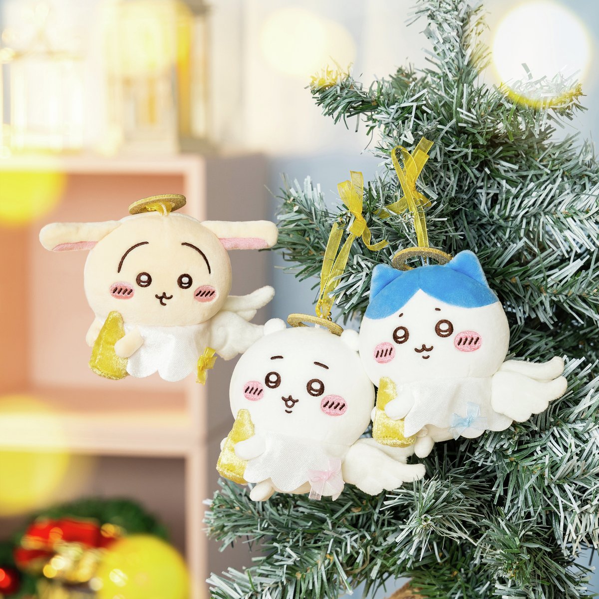 🍴新商品🍴 『ふわぱたエンジェルマスコット』 （#ちいかわ／#ハチワレ