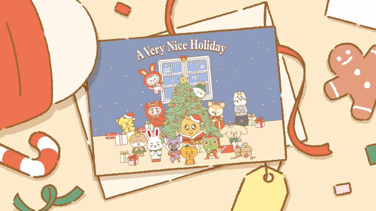 ミニティーンのクリスマス🎄 サンタさんになってCaratのお家に来てね♡