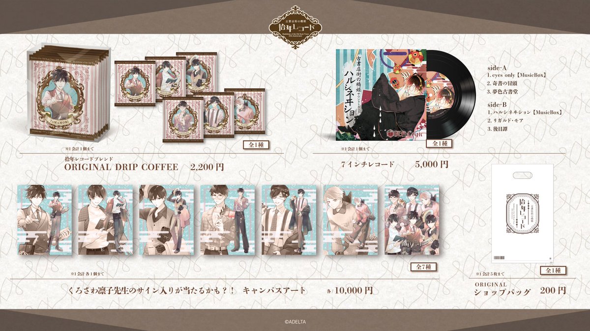 イベントグッズ全商品公開】 10周年記念イベント《拾年レコード》 にて