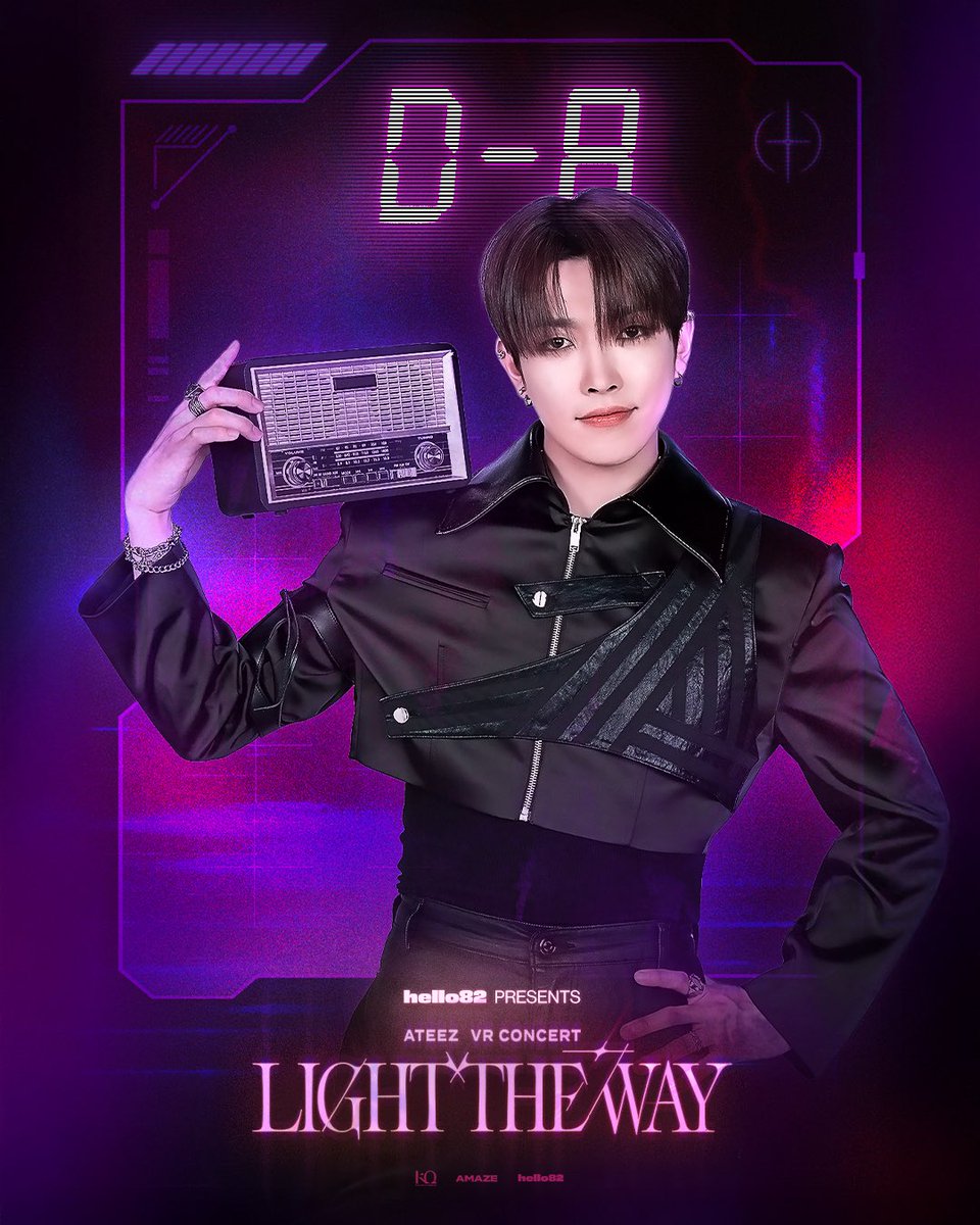 ATEEZ VR LIGHT THE WAY ユノ　ホロ　スペシャル ATEEZ VR CONCERT : LIGHT THE WAY ADMISSION BENEFITS SPECIAL PHOTO