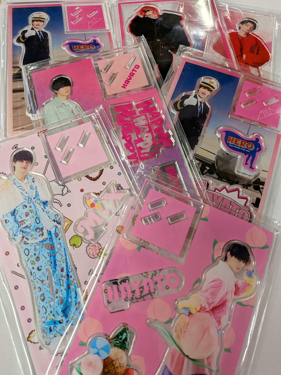 佐野くんアクスタ、アクキー、キラリステッカー…色々ご紹介🎶 M!LK