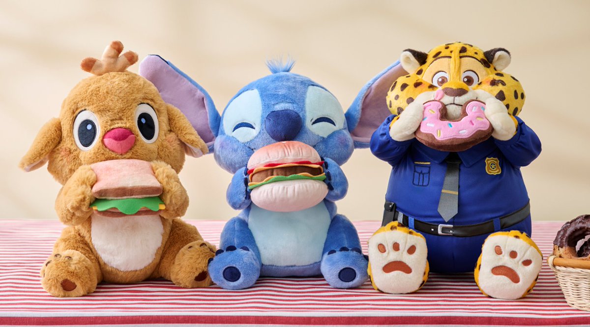 🥪🍔🍩 もぐもぐ姿が可愛い💕 ぬいぐるみシリーズ「MOGUMOGU」が登場