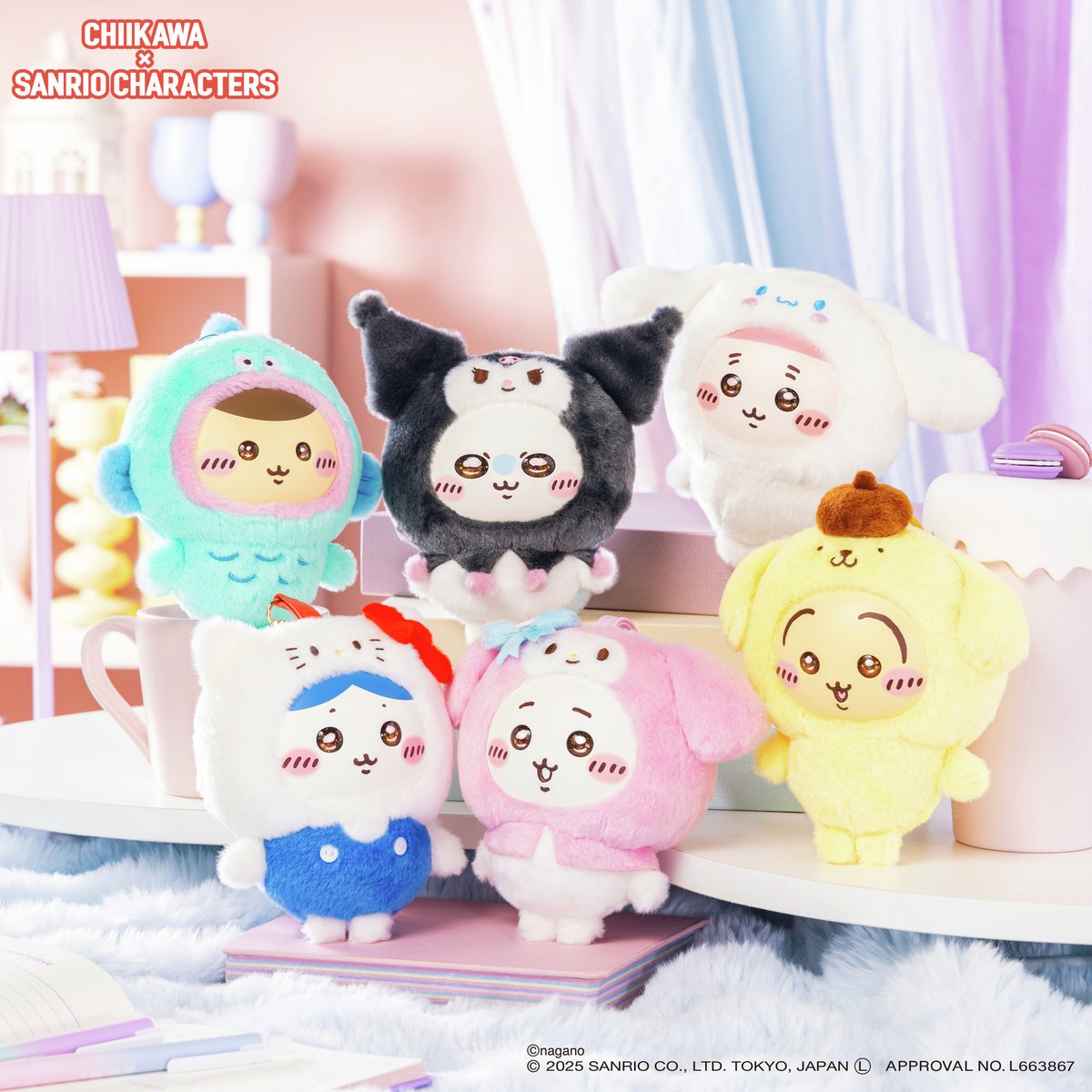 いよいよ明日から📣／ 「#ちいかわ×#サンリオ キャラクターズ」コラボ