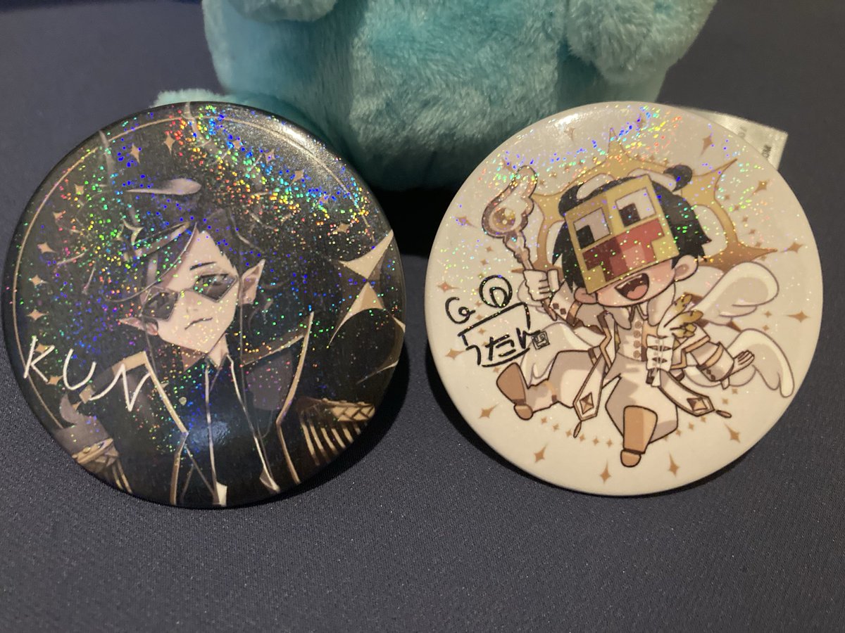 ニート部vsクリエ組 缶バッジ うみにゃ KUN わど こうたん バラ売り