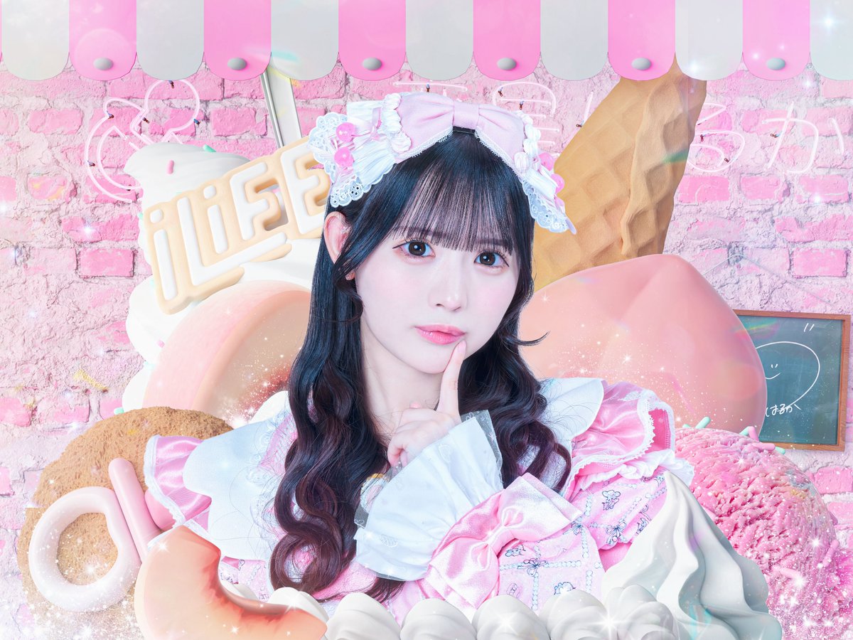 新アー写公開】 ♥恋星はるか ♡担当カラー ピンク ♥サポートメンバー