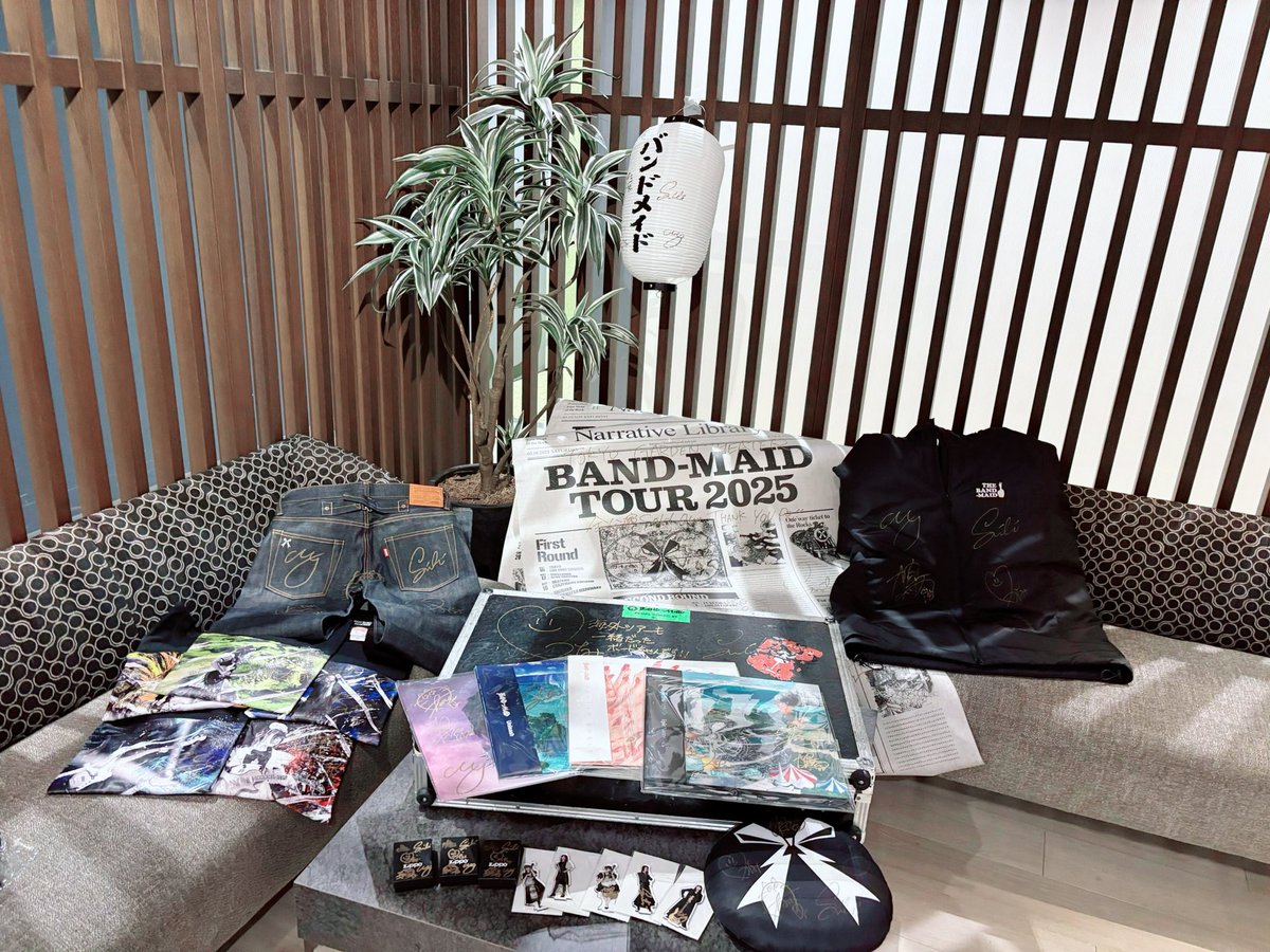 BAND-MAID TOUR 2025 KUJI 本日のスペシャルサインアイテム Today's