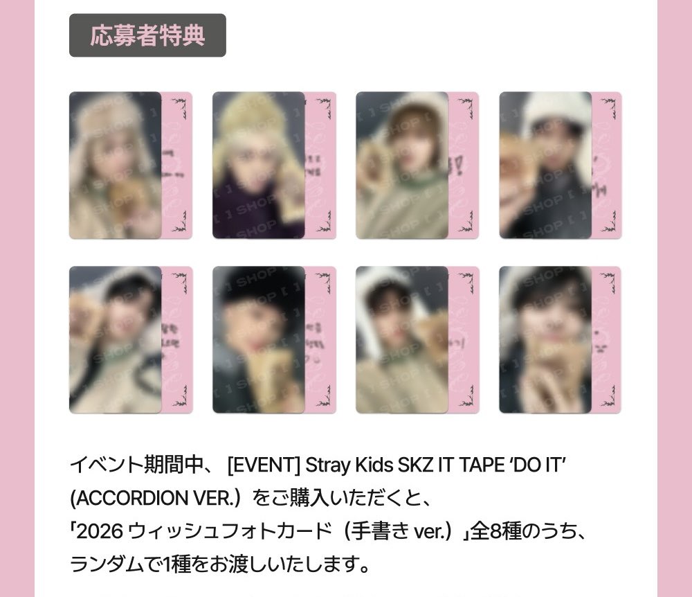 Stray Kids 'DO IT' VIDEO CALL EVENT📞 🧭Fans Shop ヨントン特典