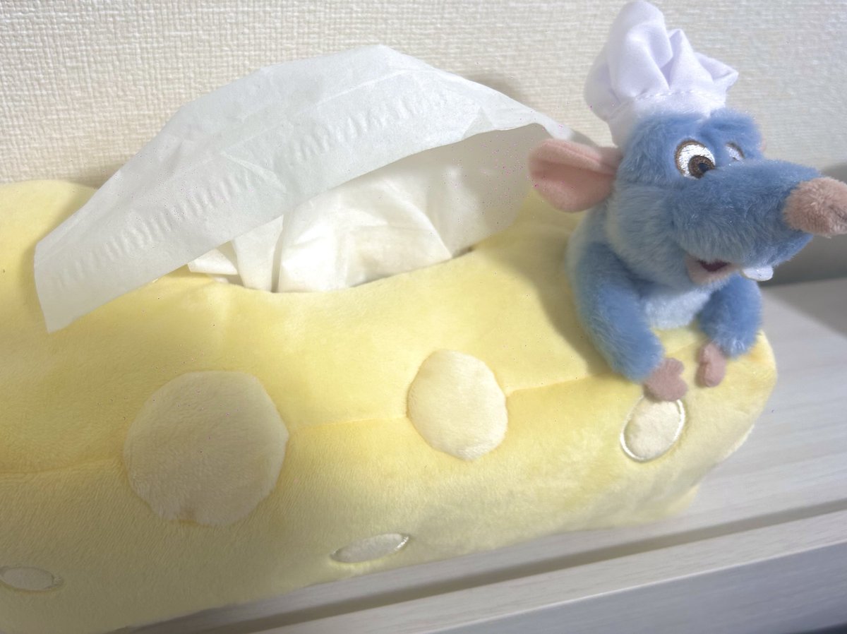 レミーの美味しいレストラン🍽️ ティッシュケース可愛すぎる🧀ﾓﾁﾓﾁ