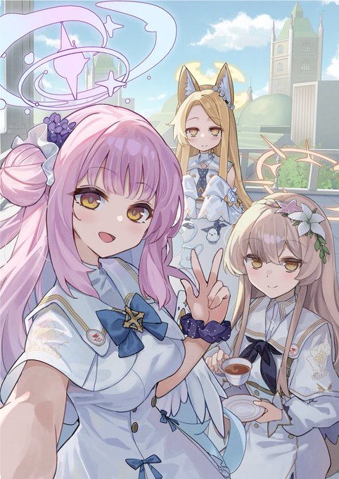 聖園ミカ(ブルアカ) ,桐藤ナギサ(ブルアカ) ,百合園セイア(ブルアカ