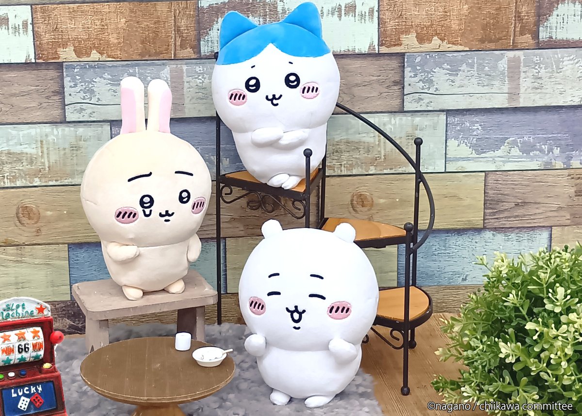 新商品／ ぽてたまぬいぐるみに ちいかわ、ハチワレ、うさぎの