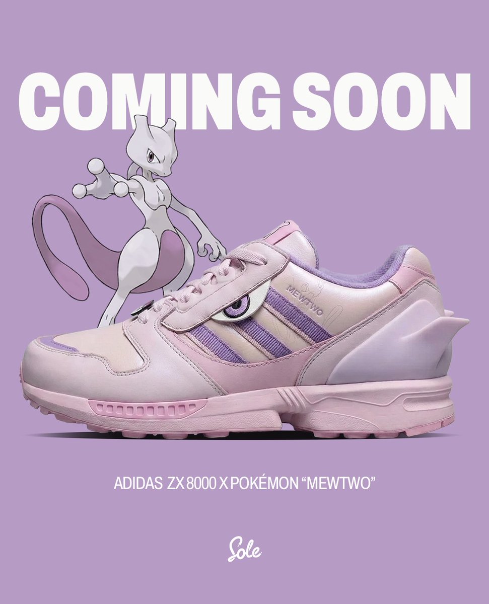 ADIDAS ZX 8000 X POKÉMON “MEWTWO” Coming in 2026