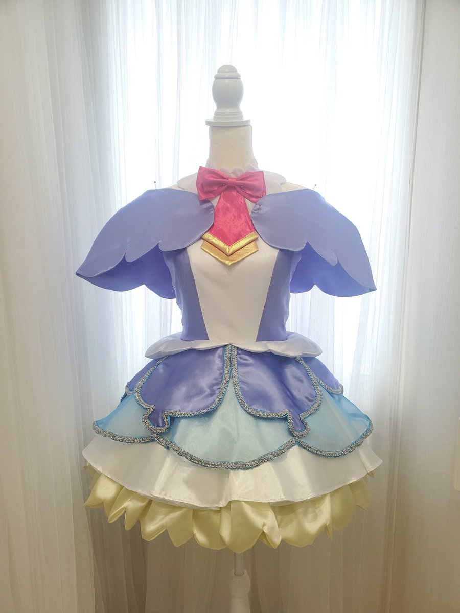 名探偵プリキュア キュアアンサー衣装進捗 肩出来た 出かける前にここ