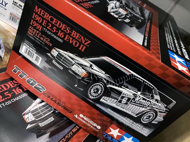 タミヤの｢メルセデス・ベンツ 190 E 2.5-16 EVO II 1991｣が入荷して