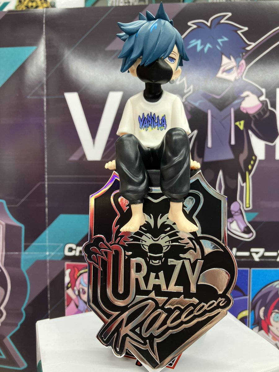 プライズ】新景品🌟Crazy Raccoon デスクトップフィギュア-VanilLa-が