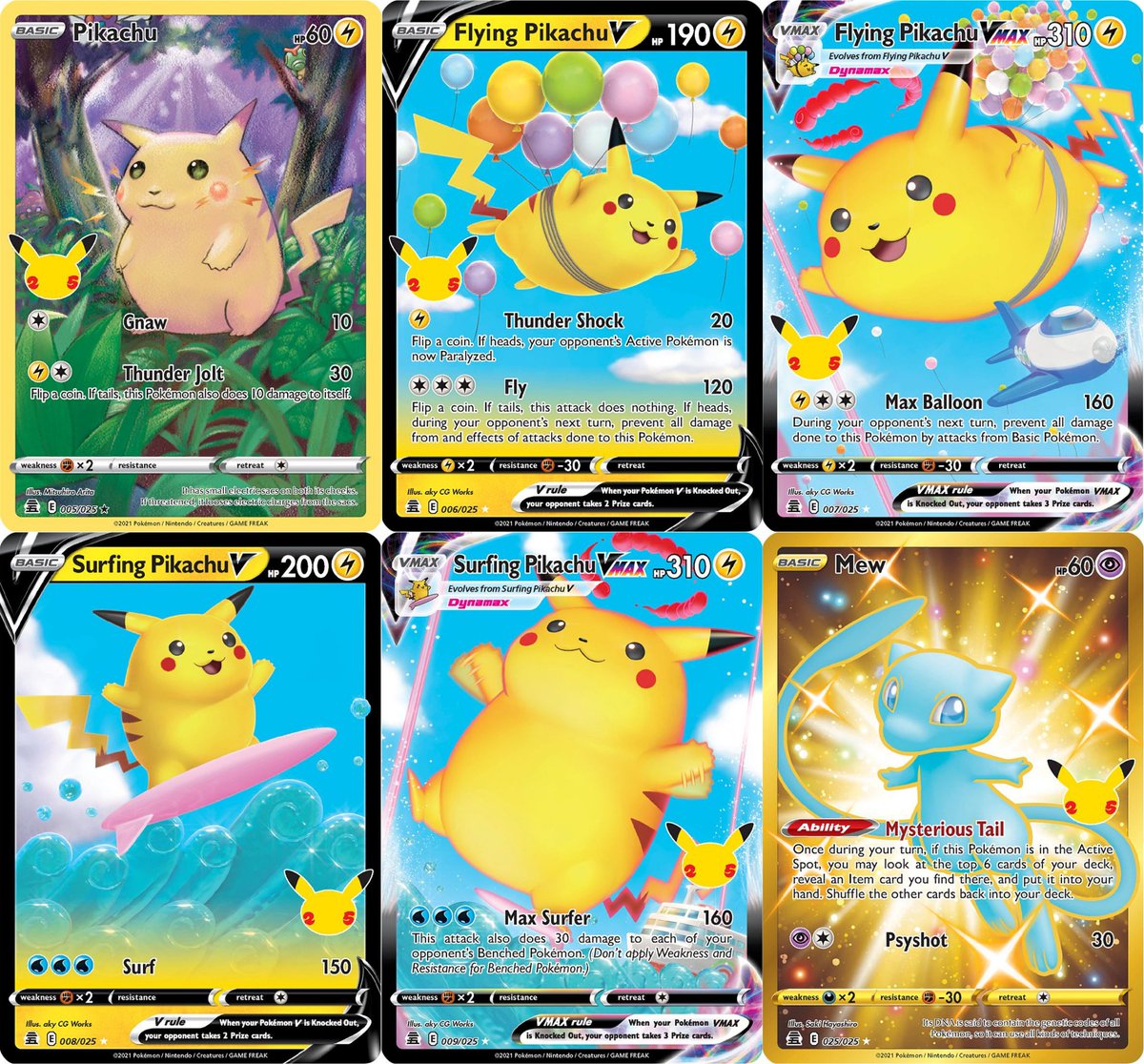 ポケカ海外】 英語版25周年記念パック「Celebrations」収録カードに