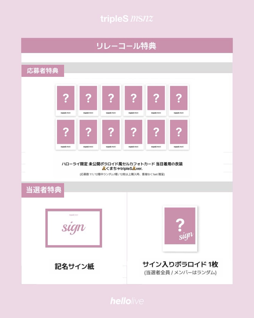 【当選者限定】ソハ 直筆サイン入り ポラロイド　hellolive セマネ itzy リュジン tunnel vision 直筆サイン入りチェキ ポラロイド - メルカリ