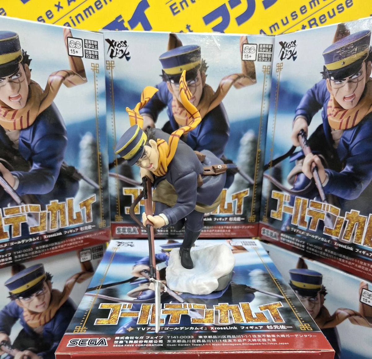 ゴールデンカムイ Xross Link 杉本佐一 アシㇼパ 白石由竹 ゴールデン