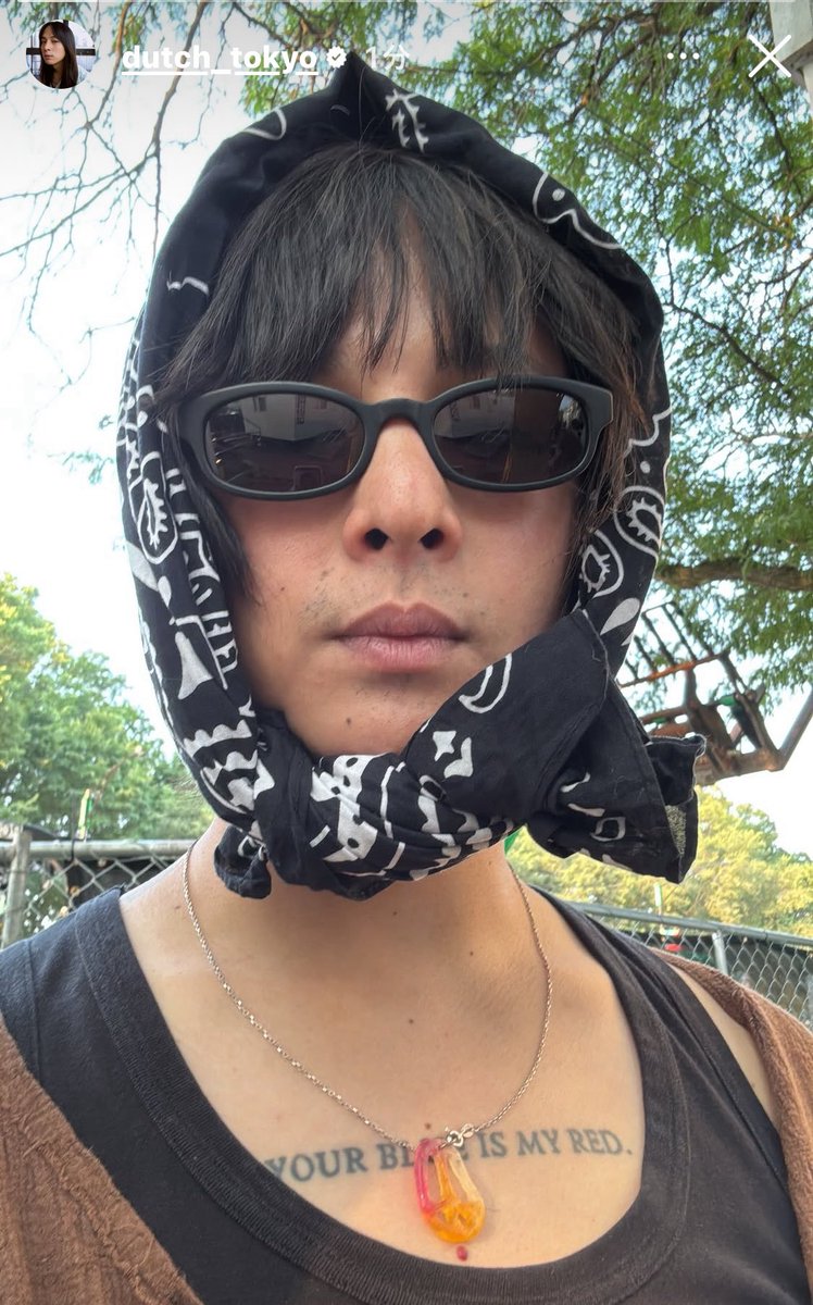 サードアイサングラス 肩パッドスーツ ➕ ダッチ巻き 🟰 premaかじぇ