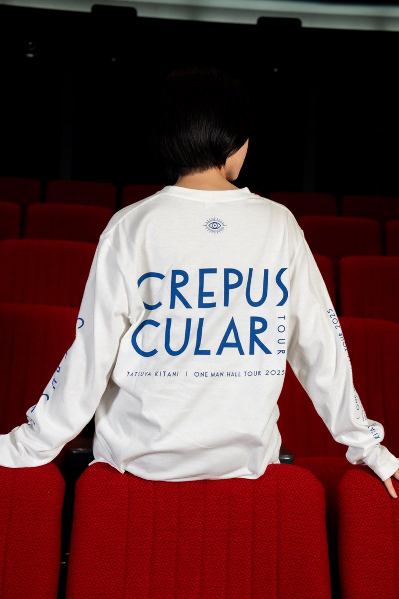 ✨👁️NEW GOODS👁️✨ ☂️CREPUSCULAR ロンT シロ (M/L/XL) モデル