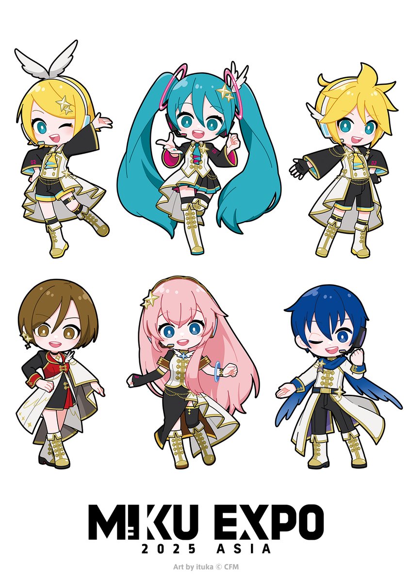 🎨#MIKUEXPO2025 ASIA Sub-Visuals🎨 Check out the sub-visuals for
