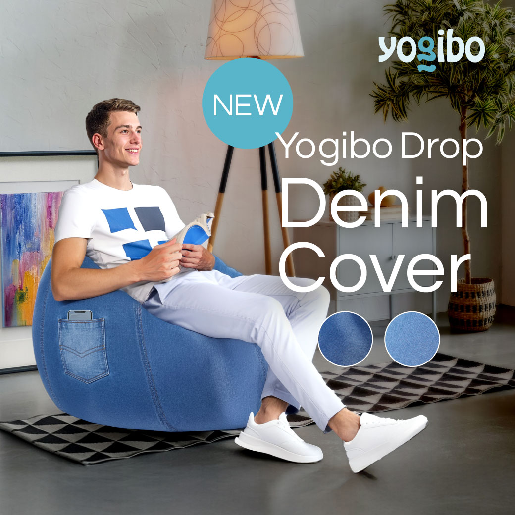 Yogibo Drop Denim」の カバー単体がついに登場！✨ ＼ デニム生地の