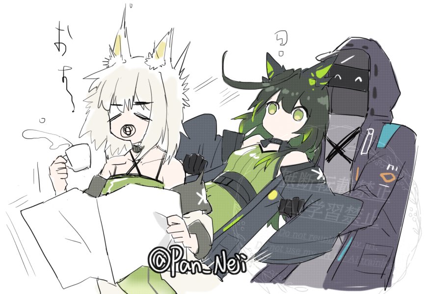 ケルシー先生とMon3trちゃん #アークナイツ #Arknights