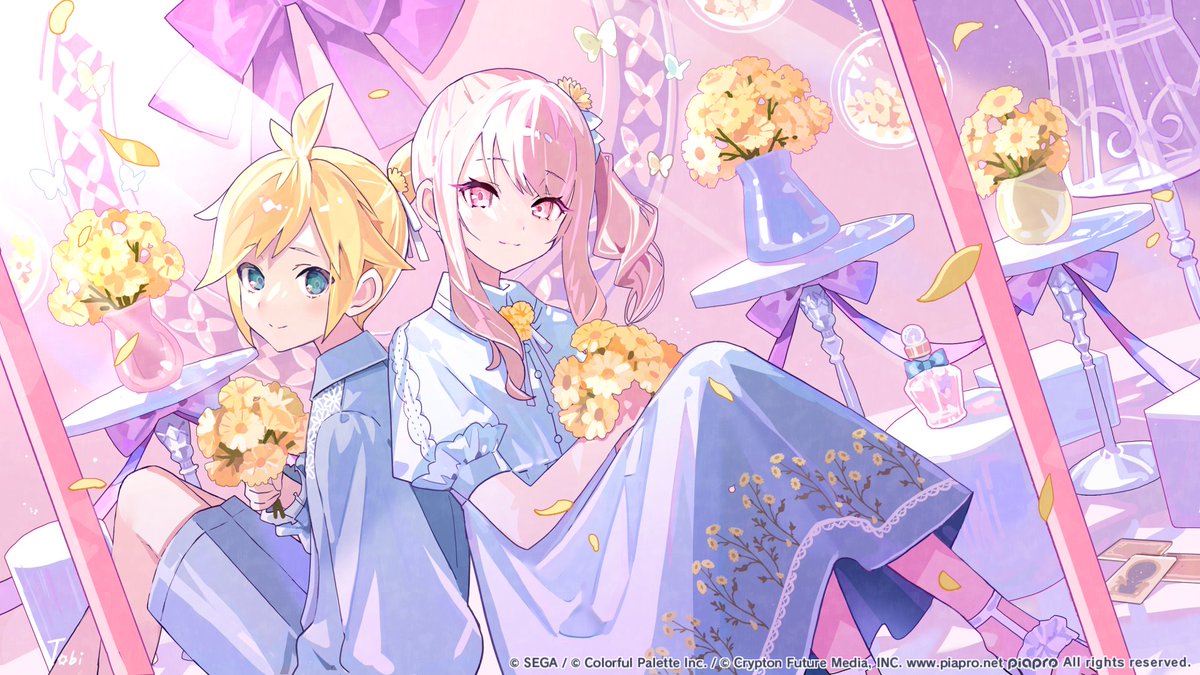 プロセカ5周年まであと11日 『飾って』 illust：Tobi（@tobi505050