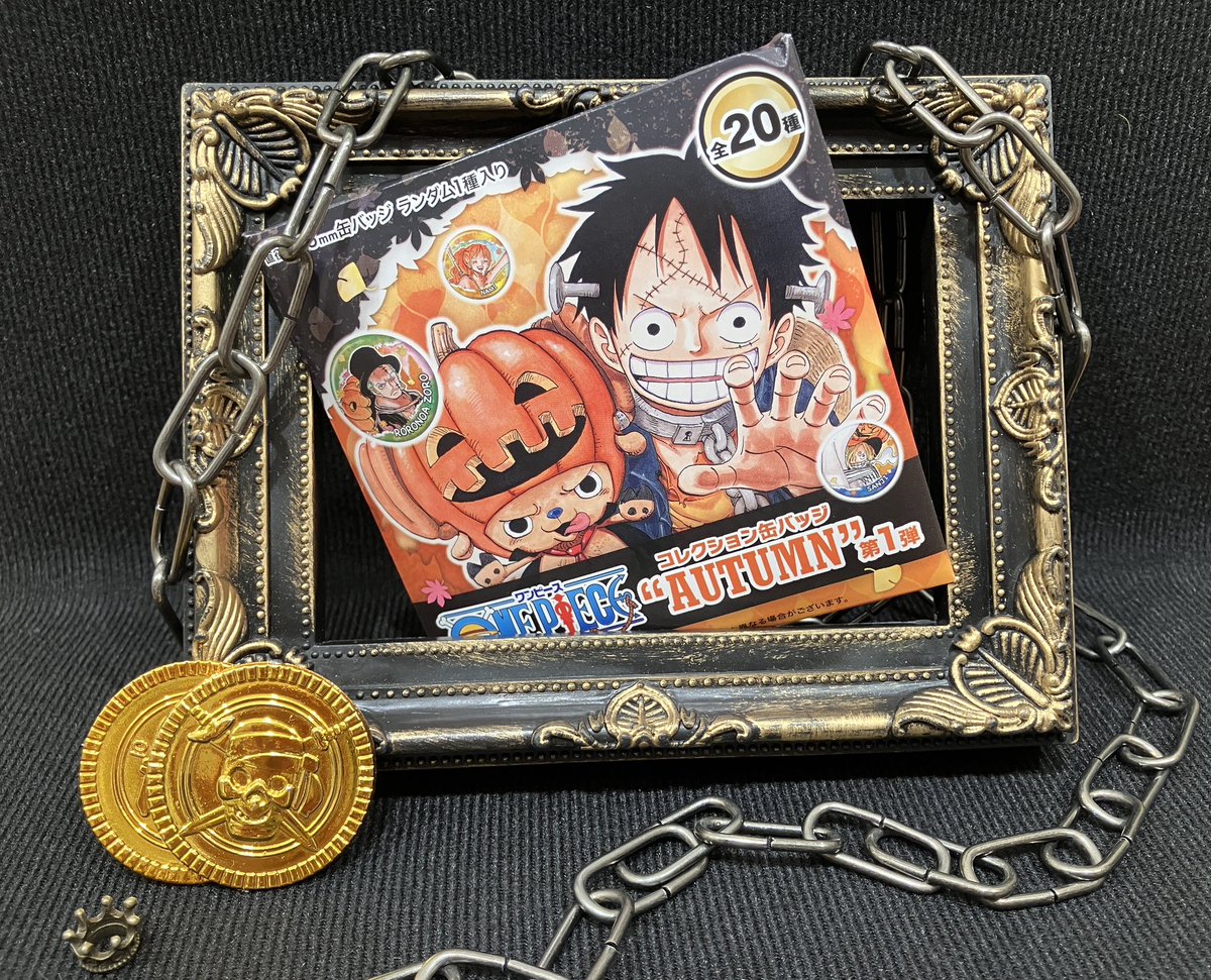 新商品】原画商品 『ONE PIECE』コレクション缶バッジ “AUTUMN” 第1弾