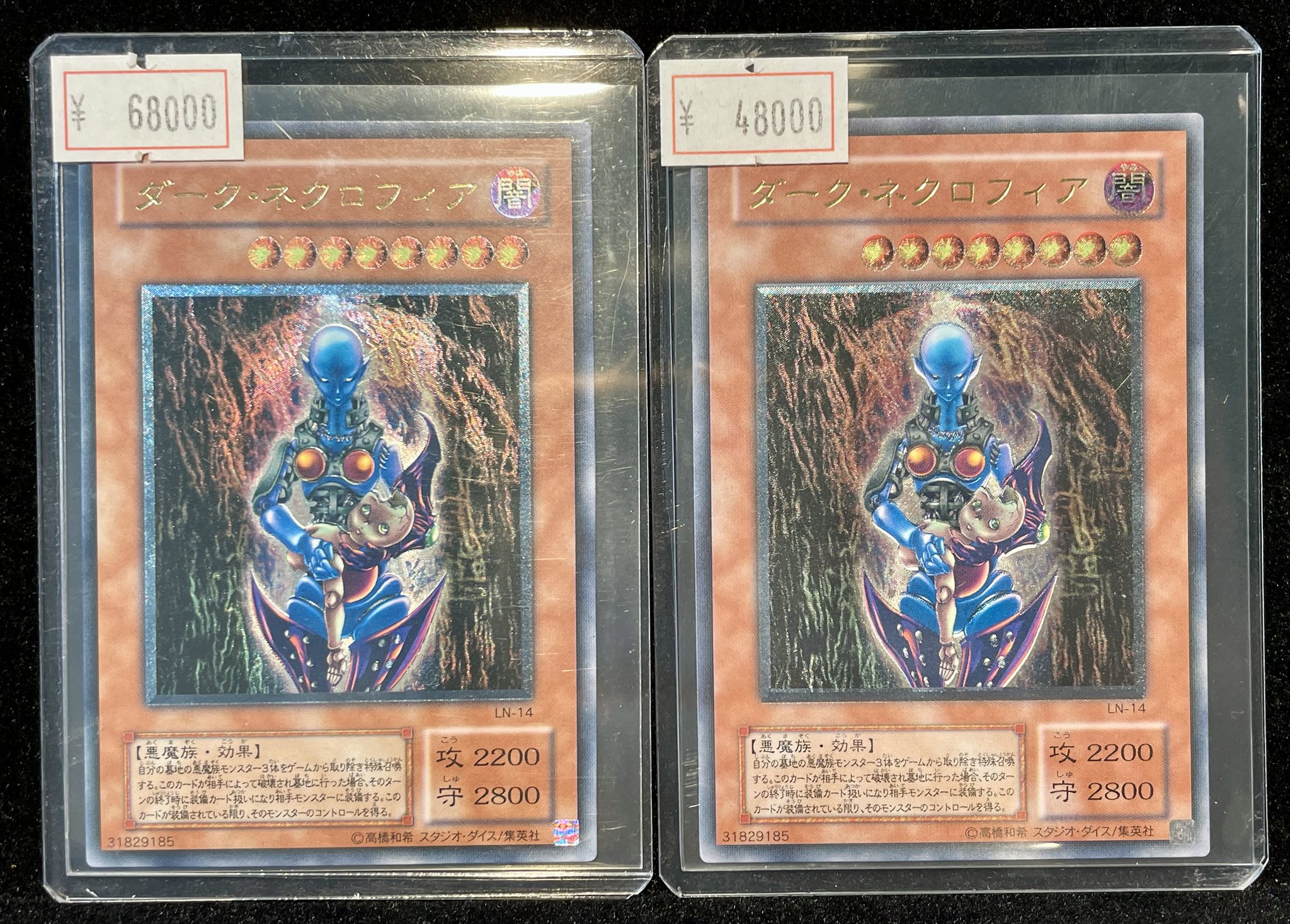 ダーク・ネクロフィア レリーフ ARS9 遊戯王 ダーク・ネクロフィア