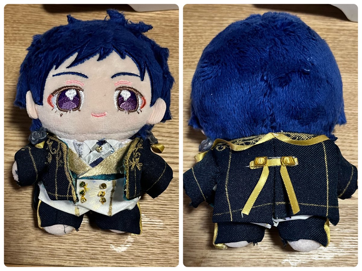 弓弦くんのフィーチャー1の服をいつぬいちゃん用に作ってた！ 左胸の