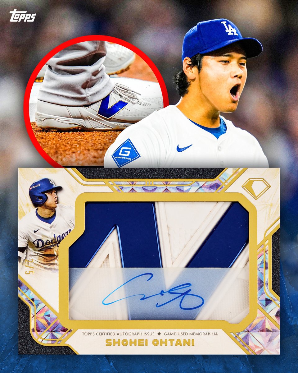 大谷翔平の実使用シューズがサインカードに 👟🤯 #大谷翔平 #日本人