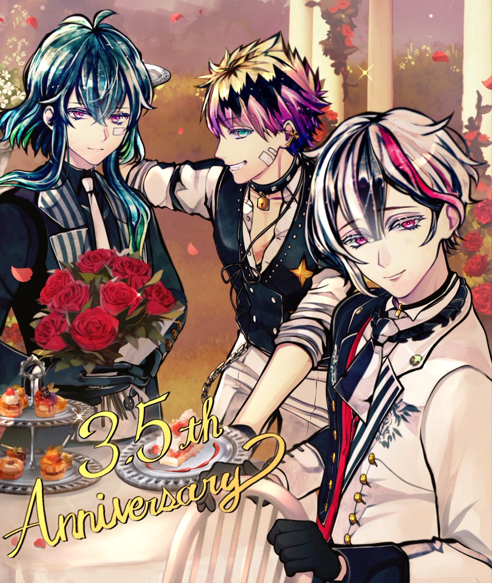 本日あくねこは3.5周年を迎えました💐 主様、いつも本当にありがとう