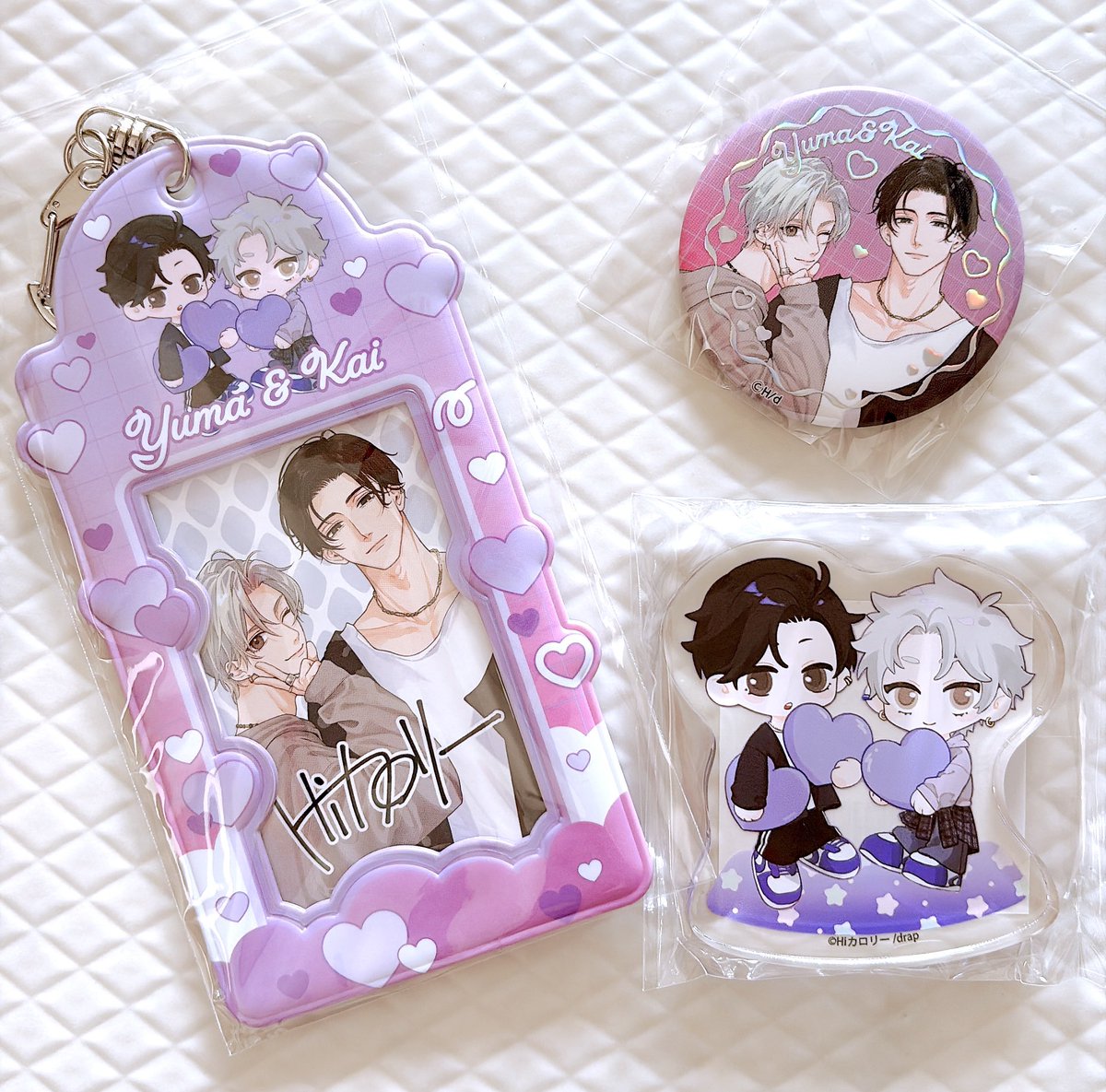 drap25周年グッズ届いたんですが特にこの辺がかわいくてお気に入りです