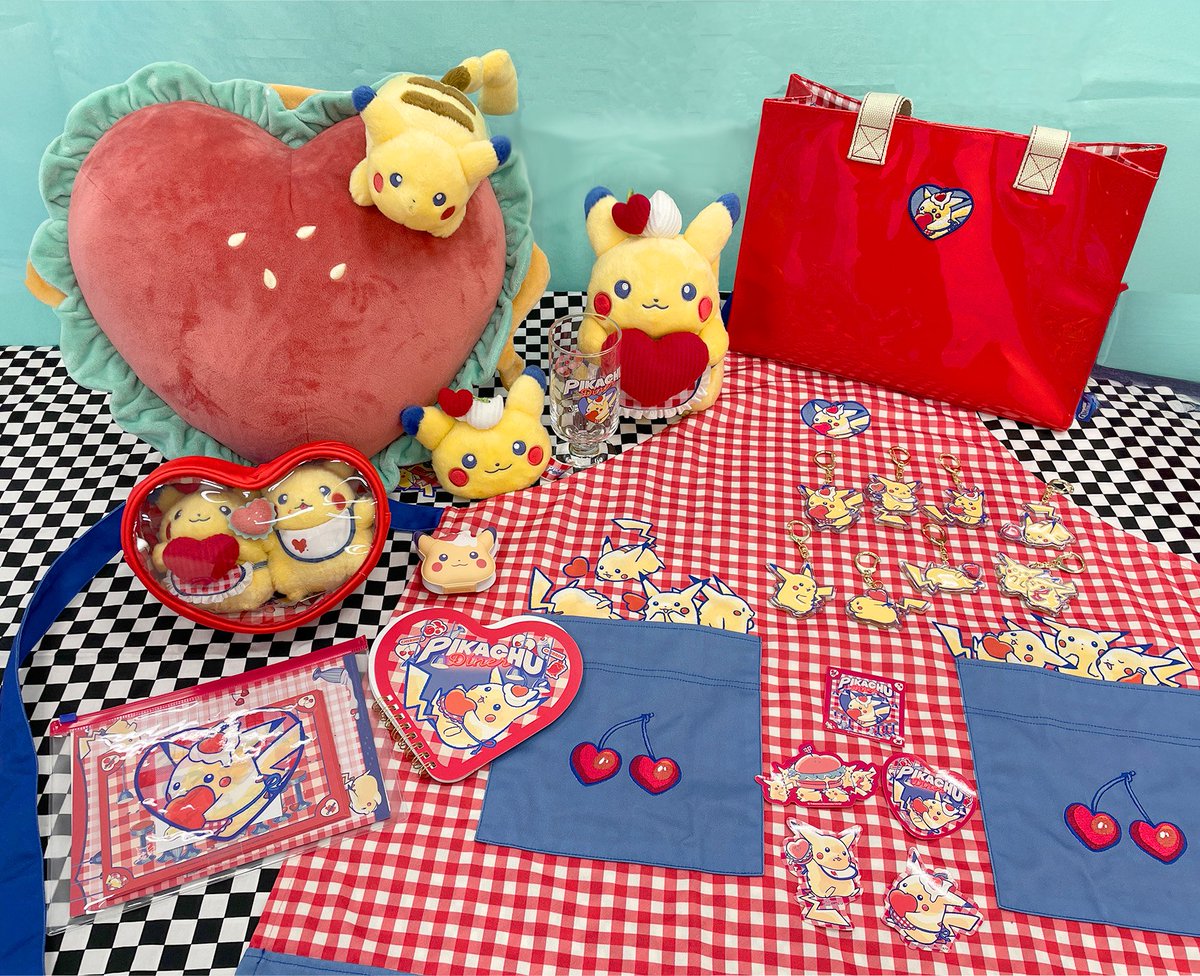 ポケセンオンラインにダイナーをイメージしたグッズ「PIKACHU DINER