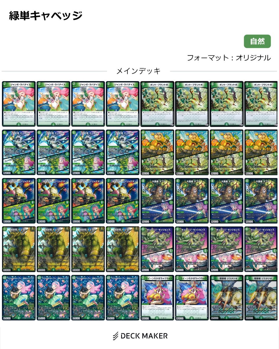 新弾デッキ紹介】 今回紹介するのは《うららかもも＆ミノマル》を中心