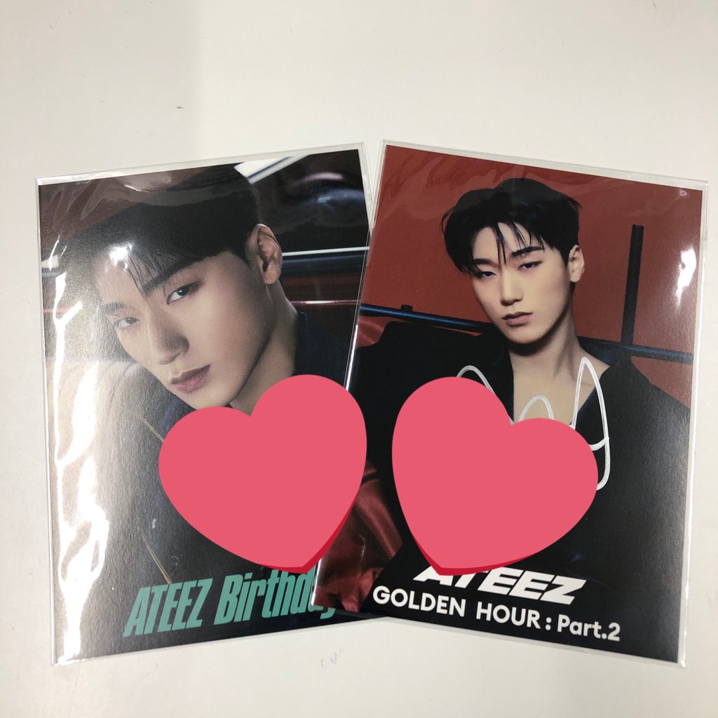 アウトレット ATEEZ ソンファ サイン入り ポロライド ATEEZ ソンファ