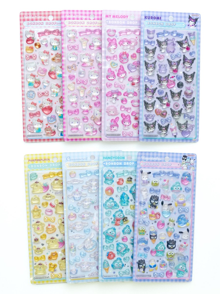 🎀NEWアイテム🎀 サンリオキャラクターのボンボンドロップシール第2弾