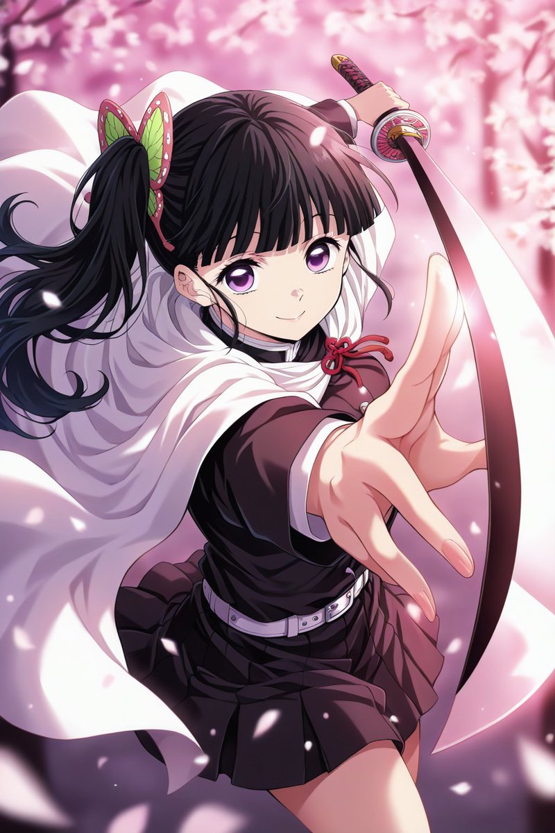 鬼滅の刃】 栗花落カナヲ #AIart #AIイラスト #鬼滅の刃 #栗花落カナヲ