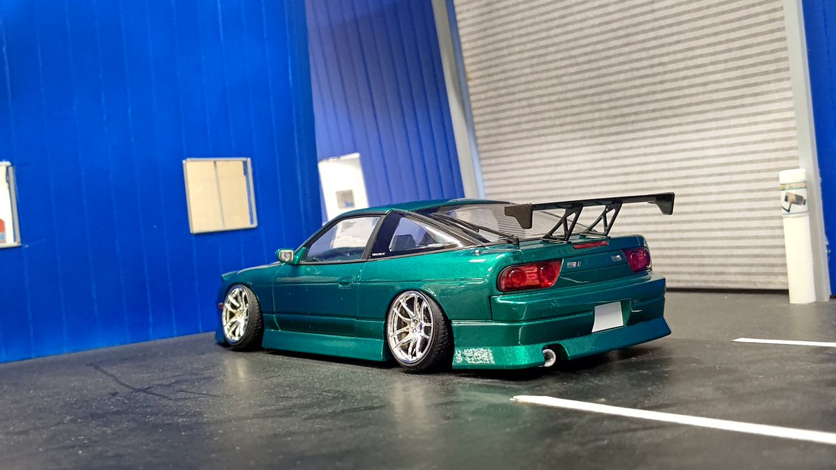 今年12月、チューンドカーNo.100 でBNスポーツフルエアロの180SXが登場