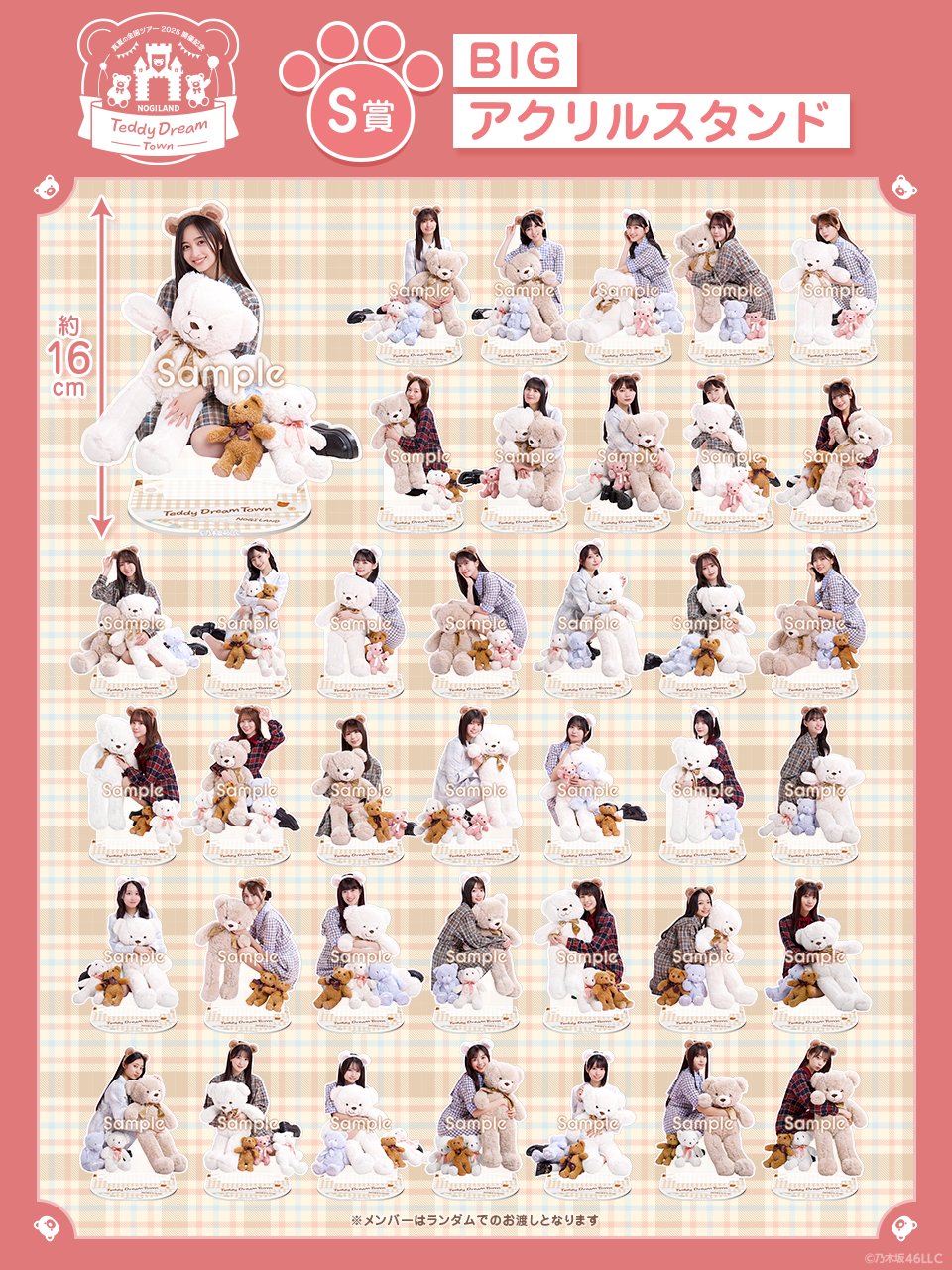 乃木坂46 愛宕心響 S賞 bigアクリルスタンド NOGIめくり 乃木めくり